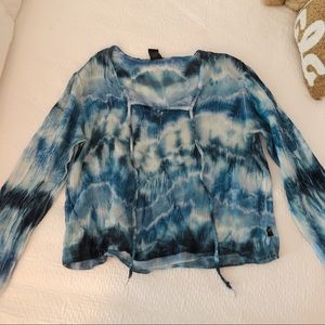 Tiedye blue shirt